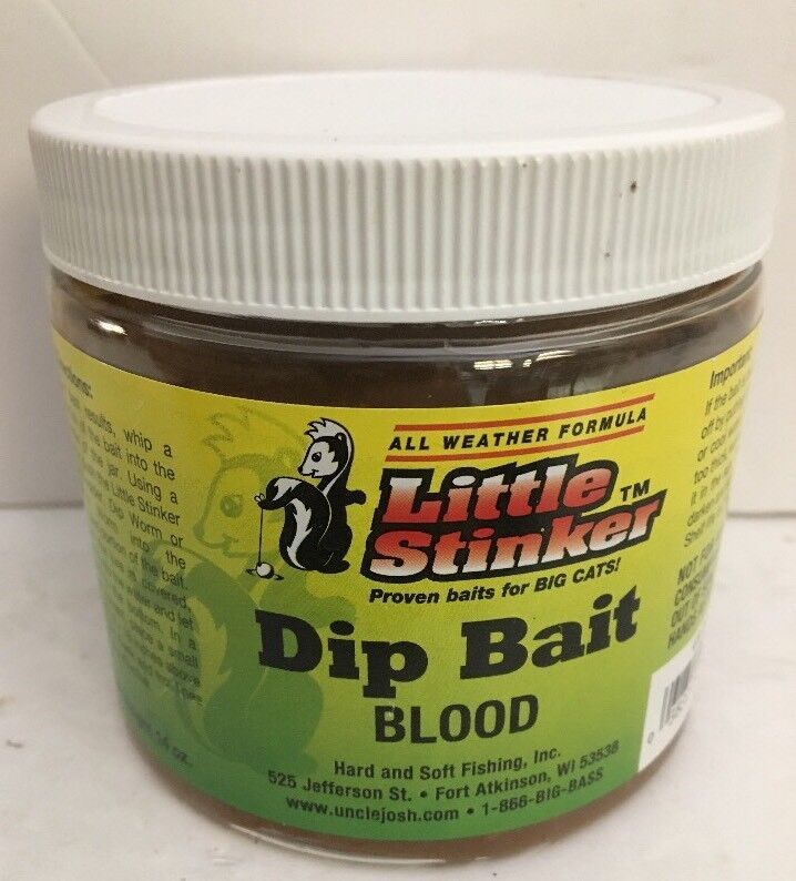 Little Stinker-DipBait Blood-Uncle JoshBait Co.-14 OZ-RARE-SHIP N 24 HOURS-NEW