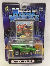 Muscle Machines 1969 Chevrolet Chevelle 69 Chevy Cartoons Zingers #CO2-21 1:64 S - £7.43 GBP