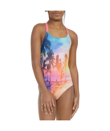 Hurley Girls One Piece Swimsuit Cute Tropical Print - £17.70 GBP+