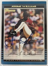 Jerome Williams Signed Autographed 2002 Bowman Baseball Card - Houston Astros - £3.95 GBP
