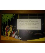 Vintage Postcard Christmas Greetings Magi Three Kings - $11.87