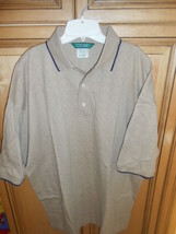Outer Banks Mens Polo Golf Collared Shirts Tan Sz Small New Golf - £3.49 GBP