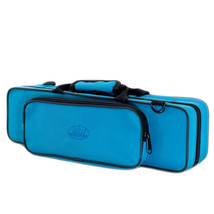 New High Quality C Flute Lightweight Case w Side Pocket/Handle/Strap Bright Blue - £23.90 GBP