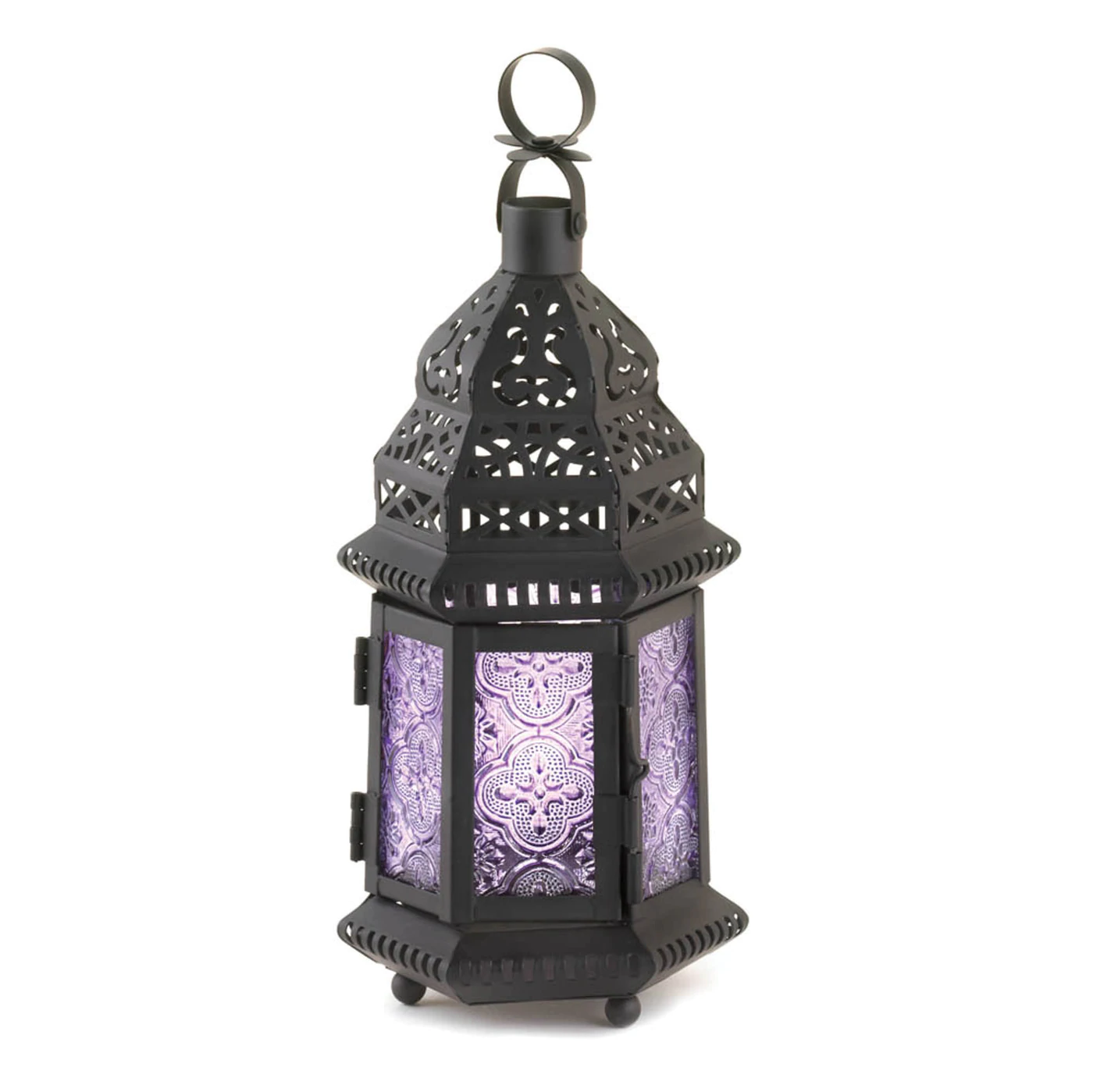 Purple Moroccan Style Lantern - £18.66 GBP