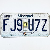 2019 United States Missouri Bluebird Passenger License Plate FJ9 U7Z - €12,11 EUR