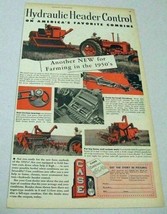 1950 Print Ad Case Tractors, Farm Combines, Threshers Racine,WI - $11.75