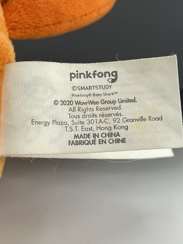 William Fin Fish Nickelodeon Baby Shark 8"  Friend Plush Kids Toy PINK FONG 2020 Item image 8