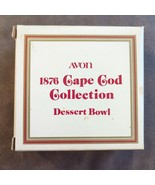 Vtg Avon Cape Cod Dessert Bowl 5” ruby red glass AVON 1876 Cape Cod collection