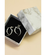 Sterling Silver Front Back Earrings, Ear Jacket, Gothic Jewelry, Unisex Earrings - £27.94 GBP