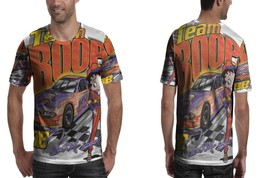 Betty Boop Team Racing  Mens Printed T-Shirt Tee - $14.53+