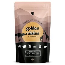 Gourmanity Golden Raisins, No Added Sugar, Gluten Free, Natural Sweet South - £20.69 GBP