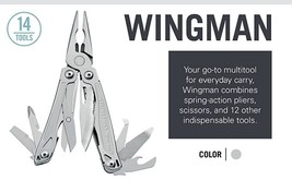 LEATHERMAN, Wingman Multitool and Sheath with Spring-Action Pliers and Scissors - £80.90 GBP