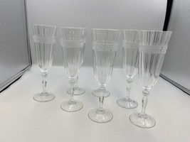 Cristal D&#39;Arques - Durand ANNECY Champagne Flutes Set of 7 - £63.94 GBP