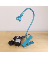 IKEA Jansjo Electric Blue Clip Snake Lamp Spotlight Discontinued Clamp F... - €25,23 EUR