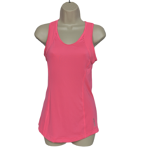Reebok Womens Play Dry Athletic Tank Top Size XS Pink Scoop Neck - £17.03 GBP