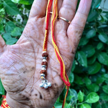 925 SILVER MAULI KALAWA RAKHI BRACELET 1 Pc Kalaya Hindu Charms, Hanging 1 - $25.49