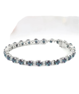 Alexandrite Bracelet For Women 925 Sterling Silver Bracelet Anniversary ... - $313.85 CAD