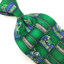 Fling Usa St Patrick&#39;s Day Shamrock Irish Leprechaun Lucky Hat Tie Silk N0-6 - £15.86 GBP