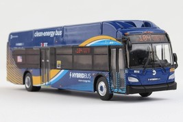 5.75 Inch MTA NYC Flyer Xcelsior Electric Bus HO 1/87 Scale Diecast Model - £29.60 GBP