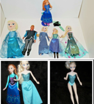 Disney’s Frozen Dolls; Lot 9 of Dolls with Original & Additional Accessories - $69.00