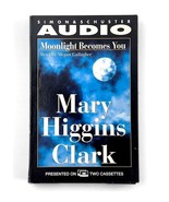 MOONLIGHT BECOMES YOU Mary Higgins Clark Audio Books 2 Cassettes Mystery... - $3.16