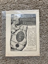Swift Premium Hams Ad From St. Nicholas Magazine 1911 - £15.63 GBP