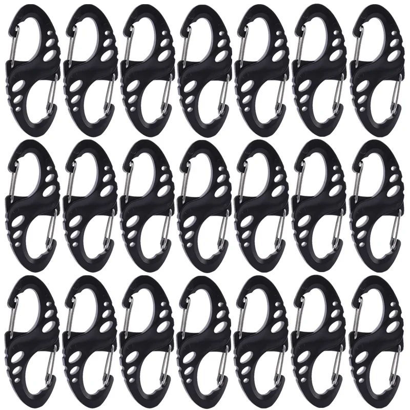 Outdoor Snap Buckle Rock Climbing Quick Release Alloy Spring Buckle S Type Mini - £7.22 GBP+