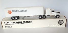 1993 ERTL Black & Decker Truck - Ford Cab W/ Trailer #T134 NIB U48 - £19.54 GBP