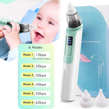 Electric Baby Silicone Nasal Aspirator Vacuum Sucker Nose Mucus Snot Cle... - £29.88 GBP