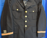 UNITED STATES ARMY SERVICE UNIFORM DRESS BLUE 450 ASU JACKET COAT POLY W... - £50.40 GBP