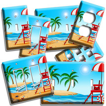 CALIFORNIA SUN PALM BEACH LIFEGUARD LIGHT SWITCH OUTLET WALL PLATE ROOM ... - $9.99+