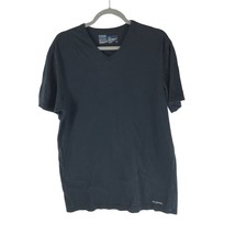 Columbia Mens T Shirt V Neck Short Sleeve Logo Black L - $5.94