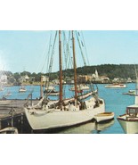 Vintage Postcard  The Bowdoin Exploration Vessel Ship Sailing Tall 30951 - $17.81