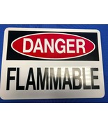 DANGER FLAMMABLE Sign by Global Industrial - £13.97 GBP