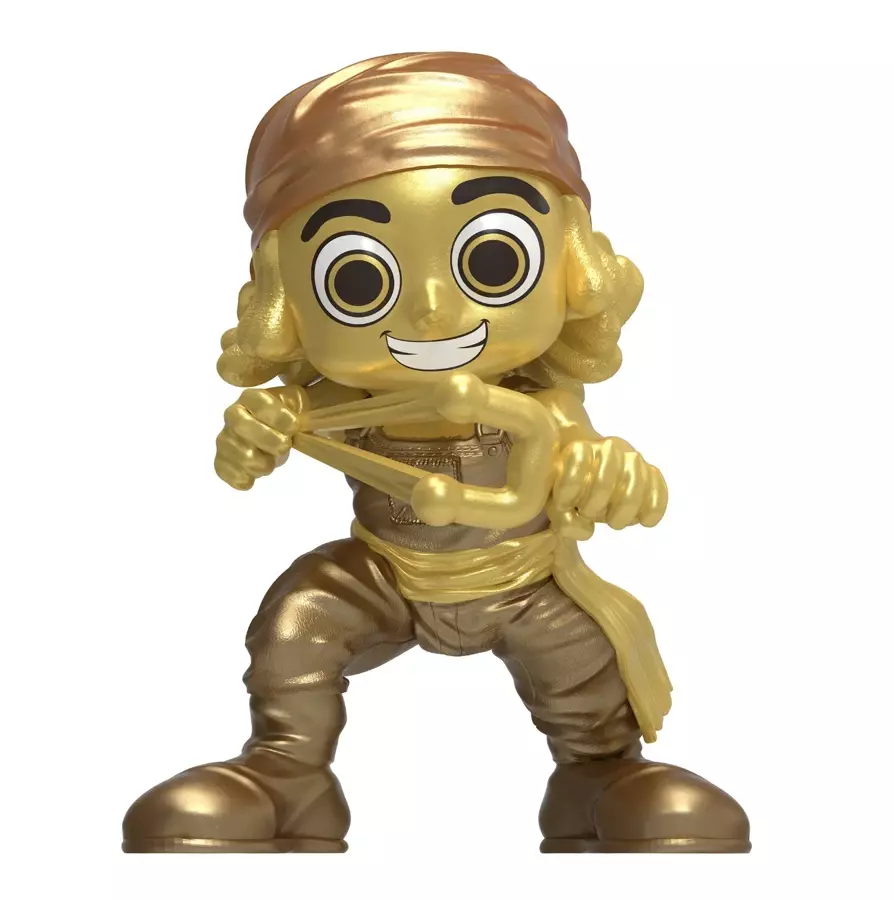  Netflix One Piece Usopp 3&#39;&#39; Exclusive Gold Finish Figure - $12.95