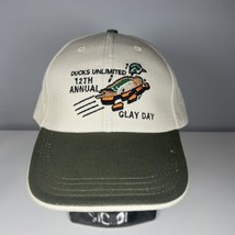 Ducks Unlimited 12th Annual Clay Day Vintage Adjustable Hunting Hat Cap - £17.00 GBP