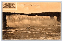American Falls Niagara Falls Ontario Canada UNP DB Postcard T20 - £1.51 GBP