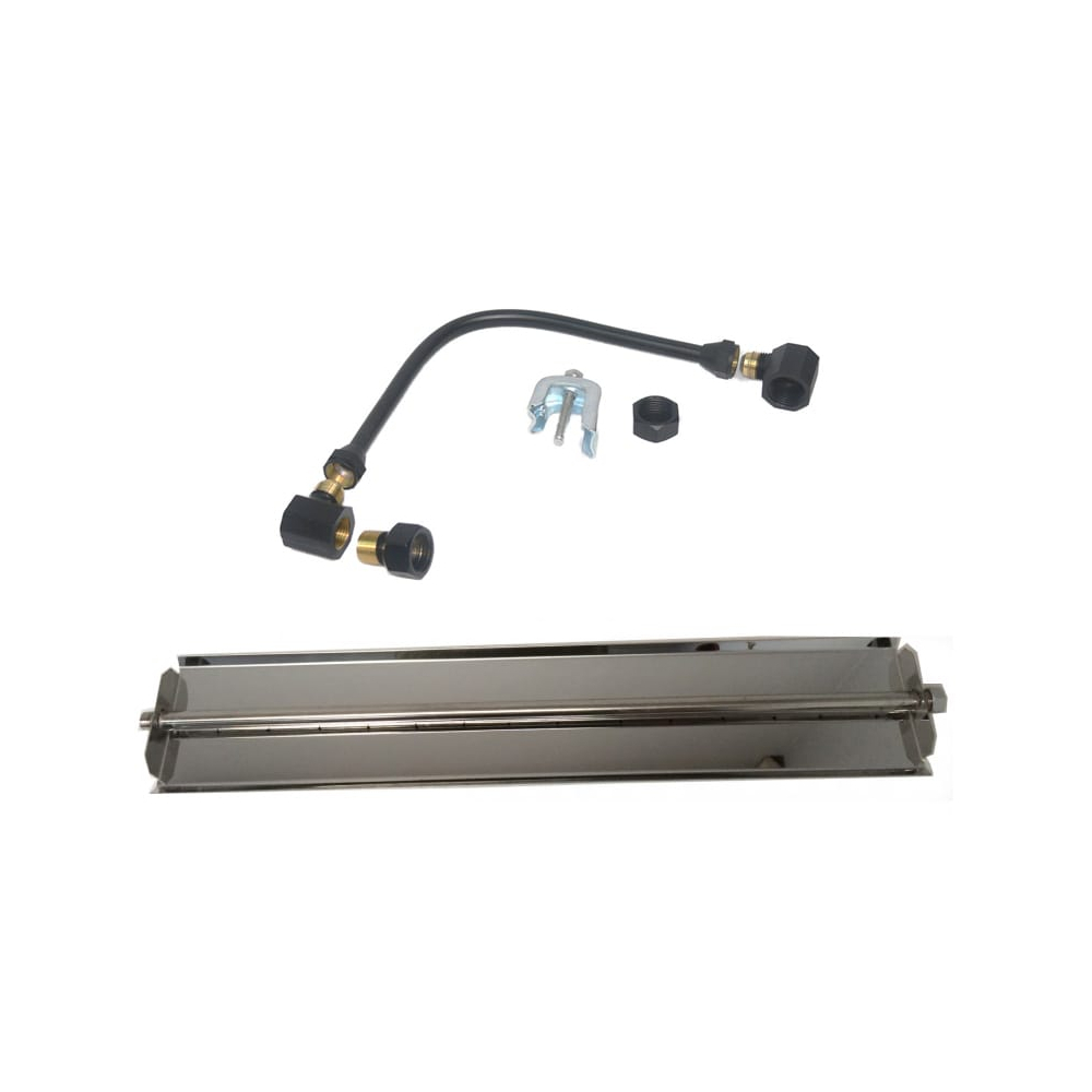 Tretco 30 in. 304 Stainless Steel Linear Burner Pan Kit Natural Gas - $218.11