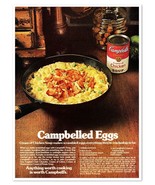 Campbell&#39;s Cream of Chicken Soup Eggs Recipe Vintage 1972 Full-Page Maga... - £7.62 GBP
