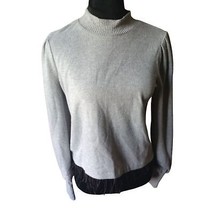 1. State Women&#39;s Size XS Gray Pullover Sweater W. Ostrich Feather from A... - £17.56 GBP