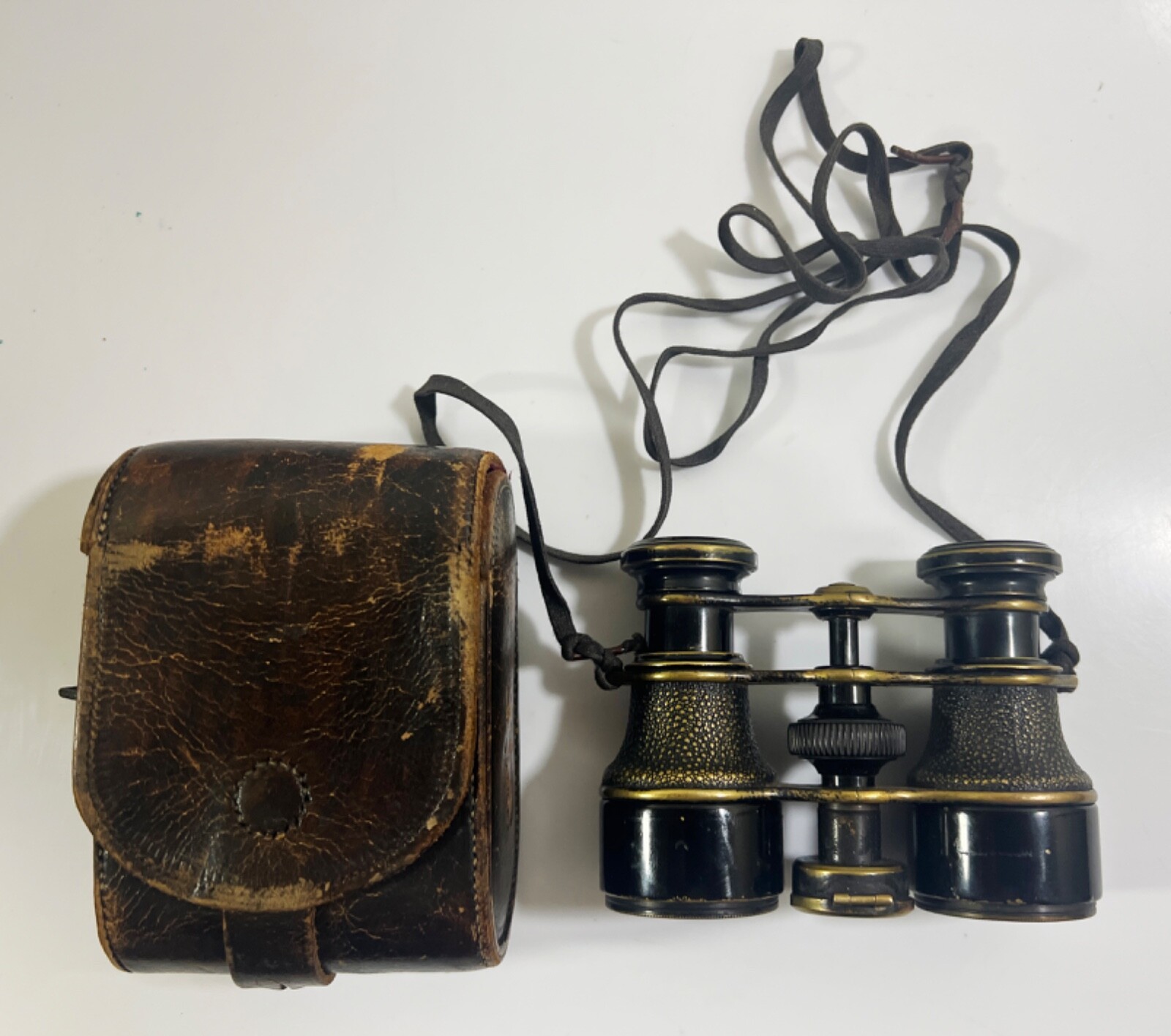 Vintage Binoculars ~ The Lynx ~ Lawrence &amp; Mayo ~ w/Compass ~ Early 1900’s - $197.99