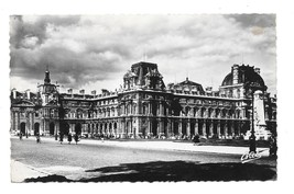 France Paris Palace of the Louvre Le Palais de Louvre Vintage Postcard Estel - $5.70