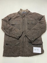 TOMMY HILFIGER Vintage Used Wax Jacket in Brown  2XL  Armpit/Armpit 24&quot;  (wx118) - £39.08 GBP