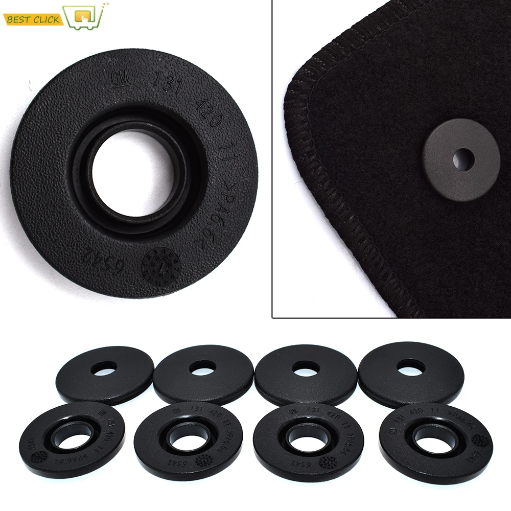 Auto Fastener Floor Mat Clips Fixing Buckles Holders For GM Opel Chevrolet - £11.30 GBP