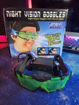 The Led Night Vision Goggles With Flip-Out Lights Eye Lens Glasses - £6.80 GBP