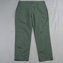 Gap 10 Green Straight Stretch Casual Chino Pants - £23.03 GBP