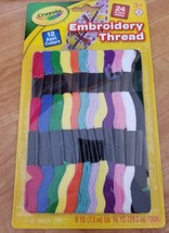 Crayola Embroidery Thread , 12 Assorted Colors, 8 Yards Each, 24 Count - $7.25