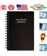 Black Telephone Address Book with A-Z Tabs: 130 Pages for Contacts &amp; Bir... - $29.22 CAD