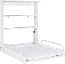 robo Folding Wall Changing Table + Baby Mattress - 2 Practical Shelves -... - £557.46 GBP