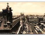RPPC Calle Monte de Piedad Street View Mexico City Mexico UNP Postcard H21 - $4.90